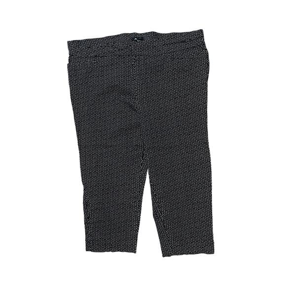 APT.9 Plus Size 22W Black & White Patterned Stretch Capri Pants – Pull-On Style - Picture 1 of 8